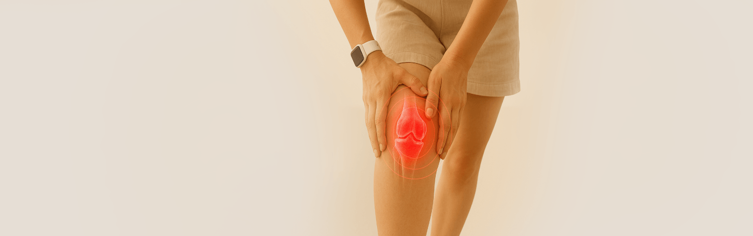 Image depicting a replaced joint or improved mobility