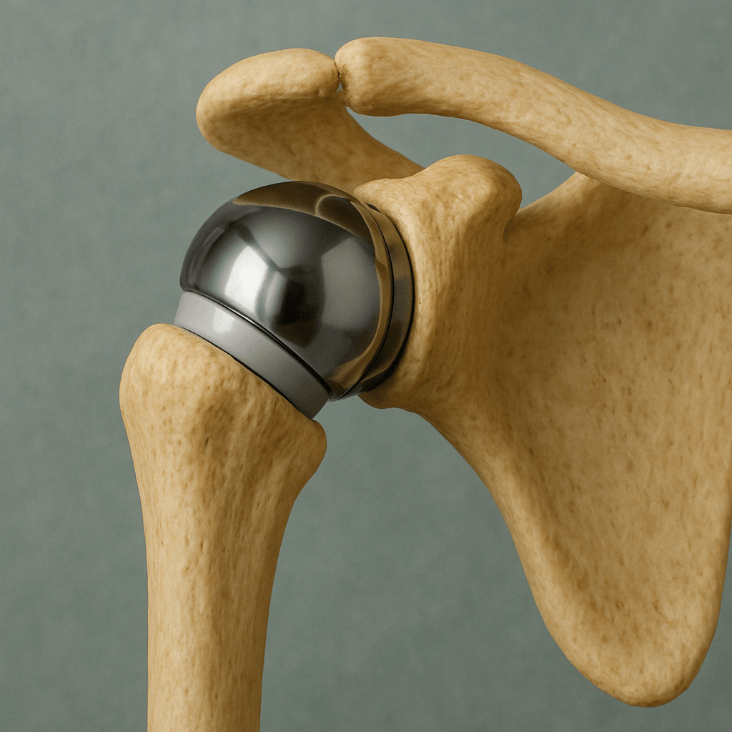 Infographic illustrating the steps involved in arthroplasty surgery