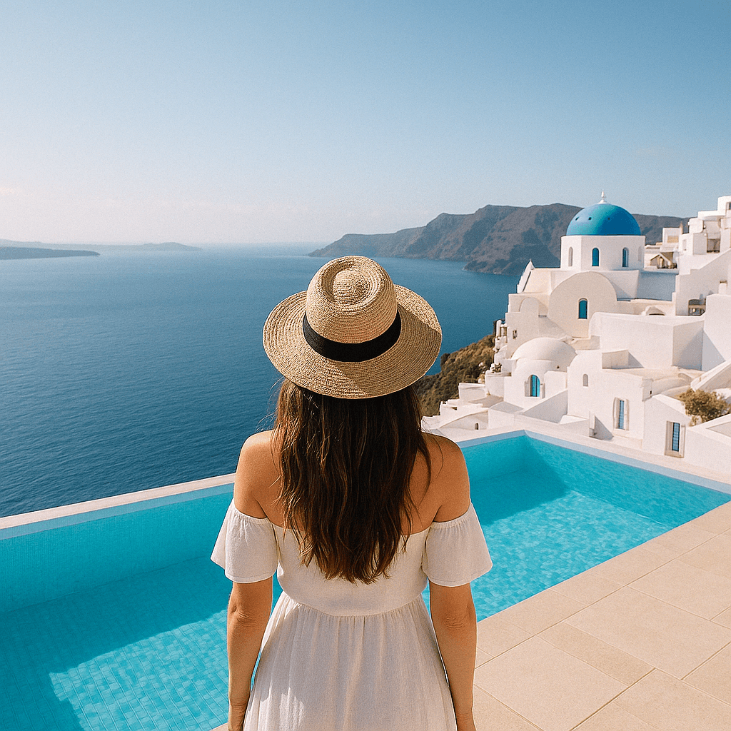 Scenic view of Greece, suitable for recovery theme